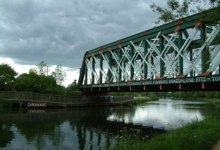 Under bridge