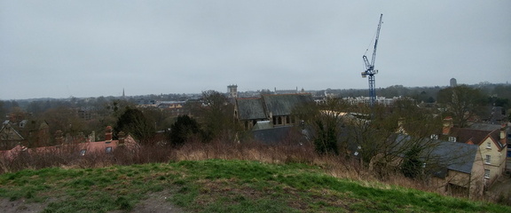 View from Castle Mound