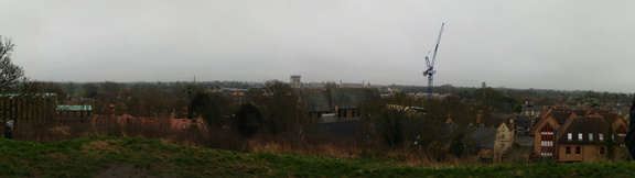 View from Castle Mound
