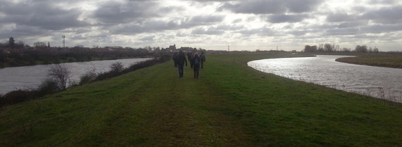 Between two water channels