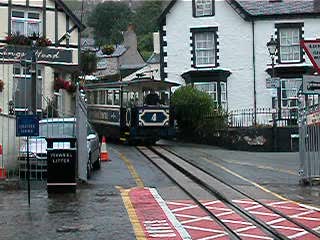 Tram arriving