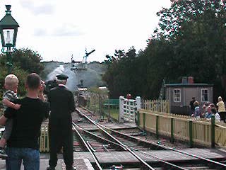 Train arriving