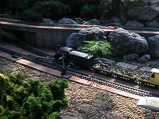 Train leaving