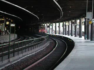 Double decker arriving