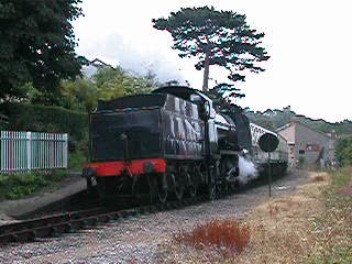 Train passing