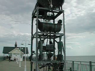 Clock in action